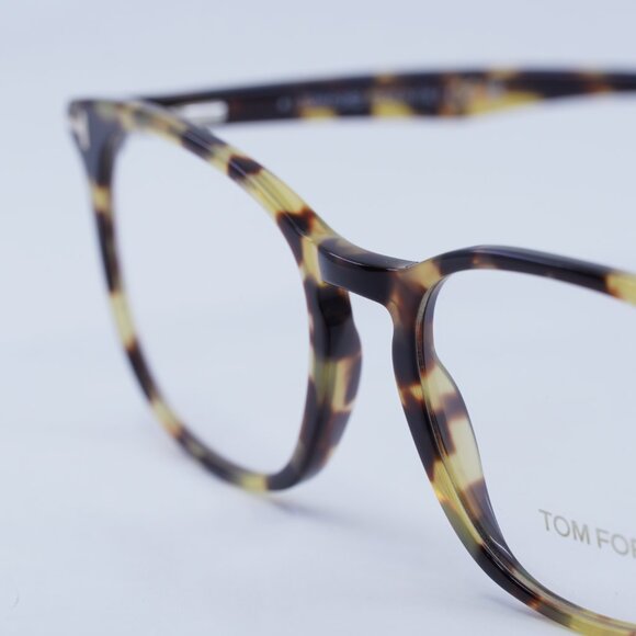 Tom Ford FT5505 053 Eyeglasses Havana 52mm Square Frame - Picture 7 of 11
